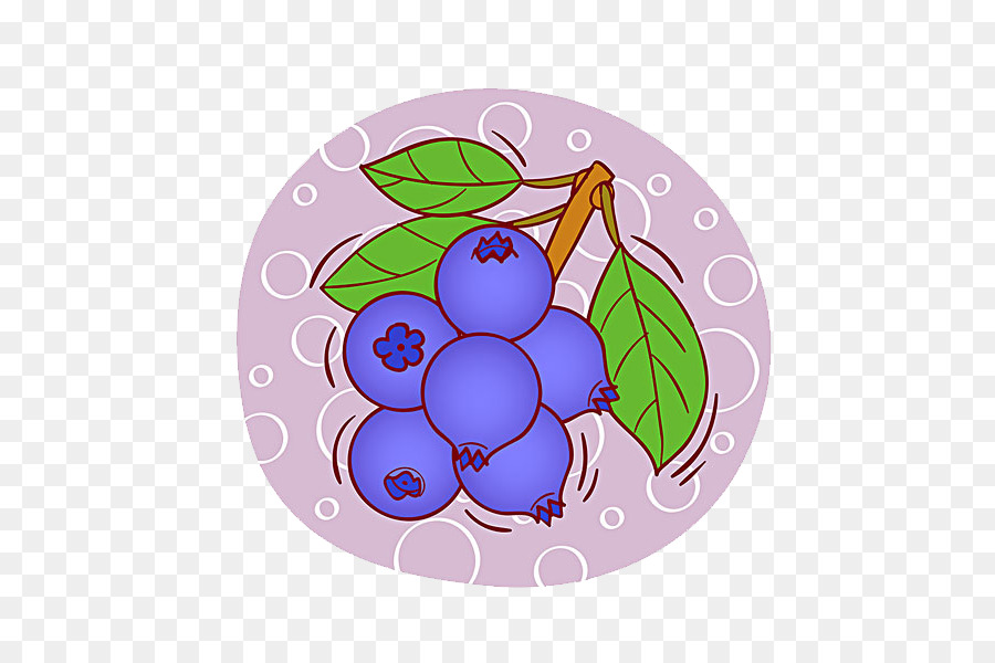 Grape Illustration - Heidelbeer-Symbol