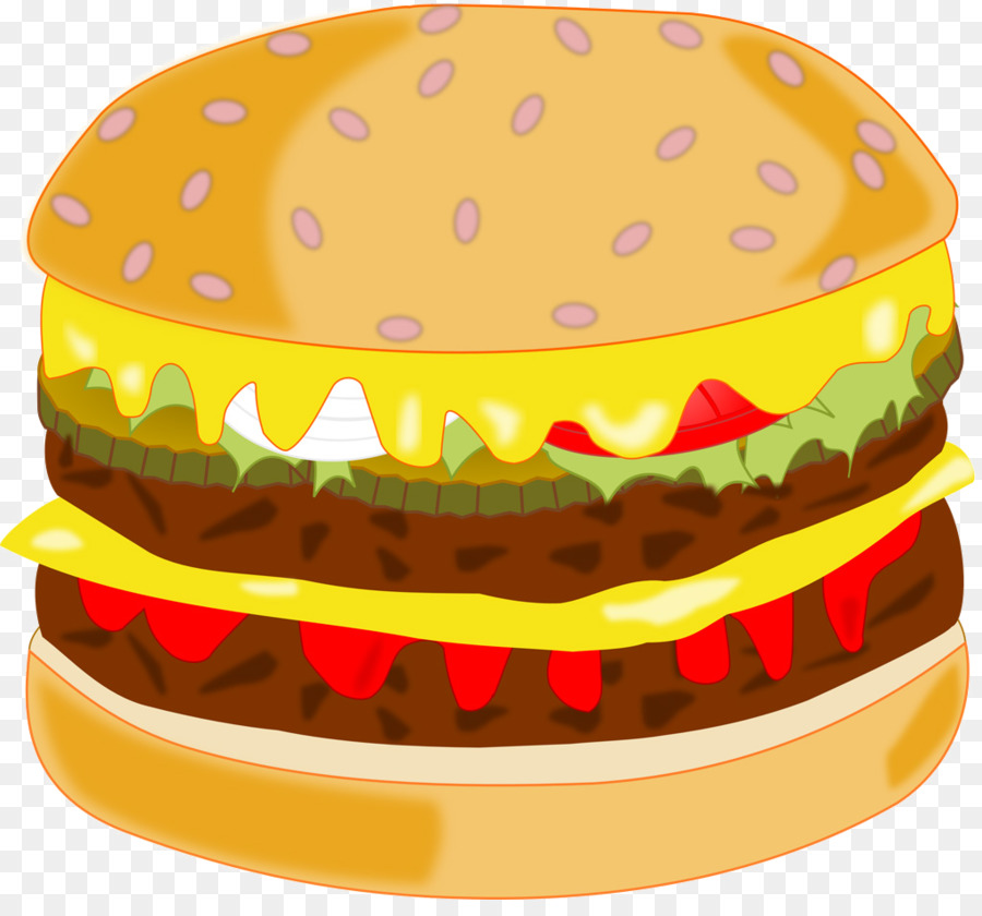 Hamburger Fast-food - Doppel-burger