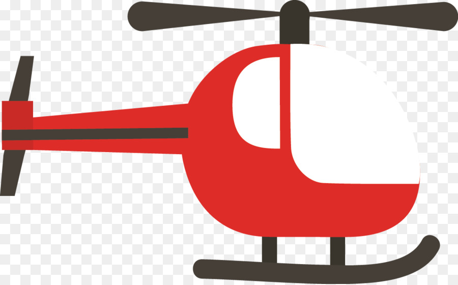 Flugzeug Hubschrauber rotor Propeller - Cartoon-Flugzeug
