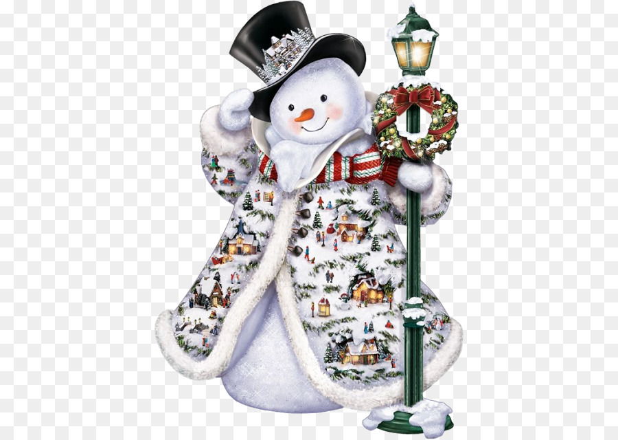 Il pittore della Luce Pupazzo di neve Pittura di Natale Figurine - cartoon pupazzo di neve