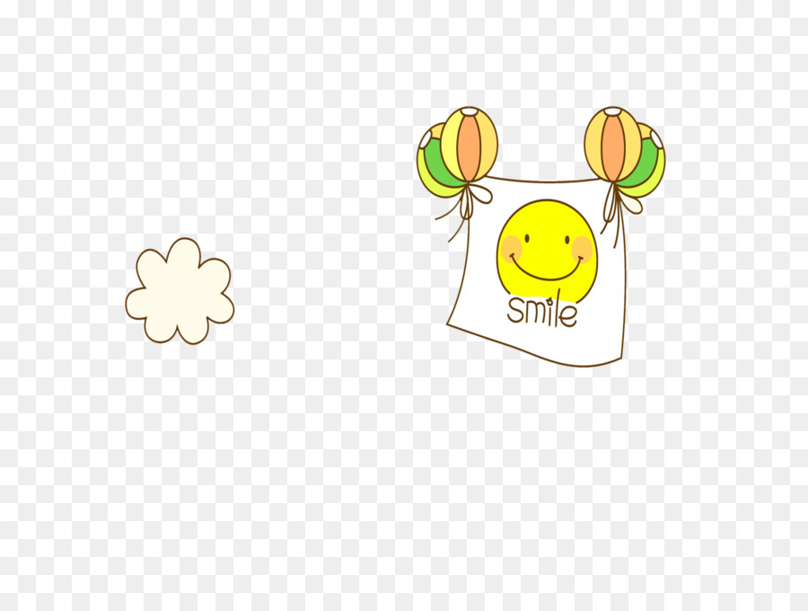 Sorriso Disegno Su Carta - Fumetto smiley nuvoloso, Giornata dei Bambini decorazioni, sorridente