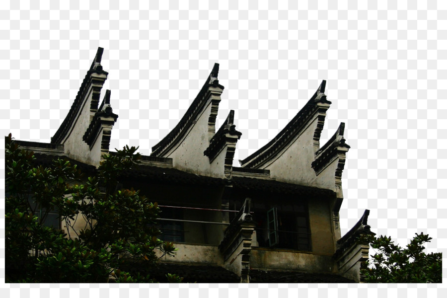 China-Architektur Wu-Fassade, Traufe - Stadt Stadt Traufe