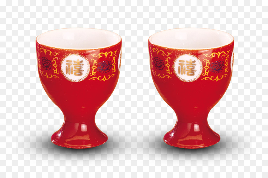 u5a5au5ac1u793cu4eea chinesischen Ehe, Hochzeit - Rotwein Glas hi-word kreativ