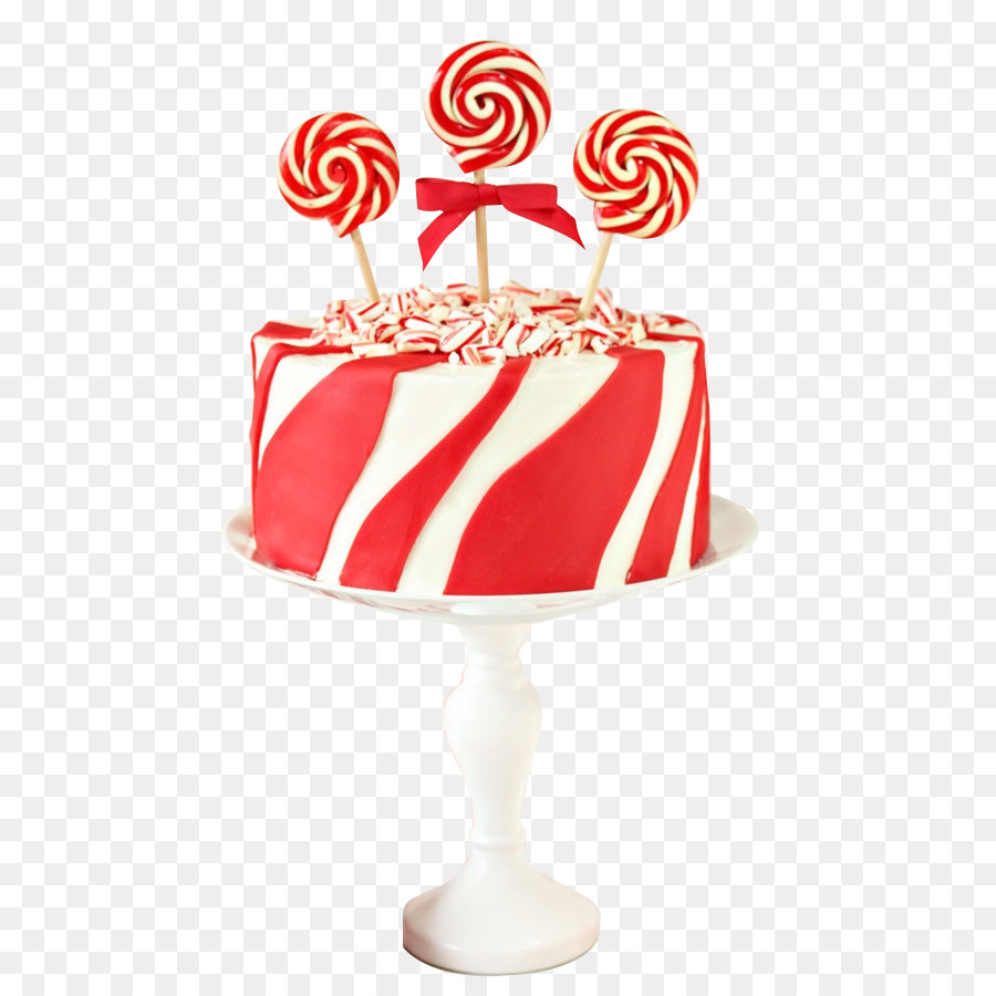 Cocktail-Candy cane Lollipop-Mousse-Kuchen mit Schokolade - Lollipop-Kuchen
