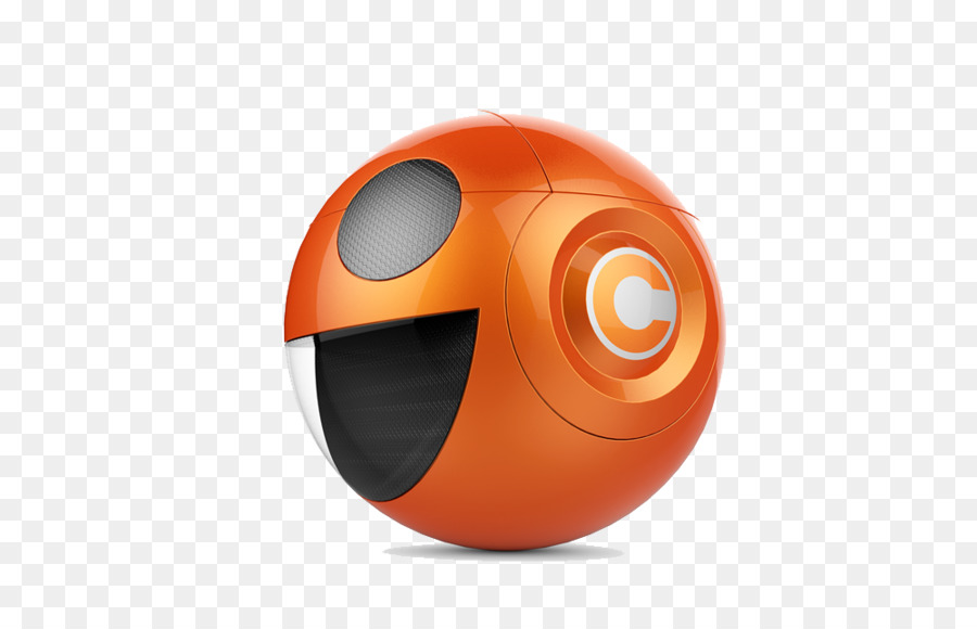 Orange Möbel Kreis - Orange Runde, lächelnde Gesicht-Möbel