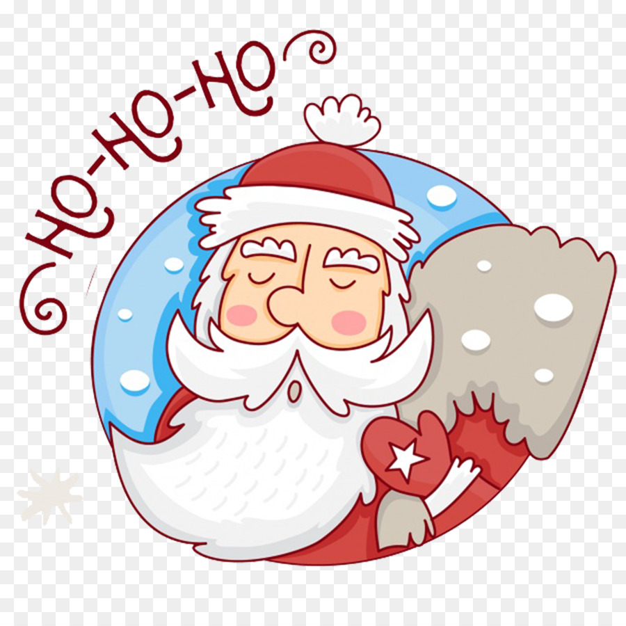 Santa Claus Zeichnung Weihnachten - Hand-bemalt Santa Claus schlafen material