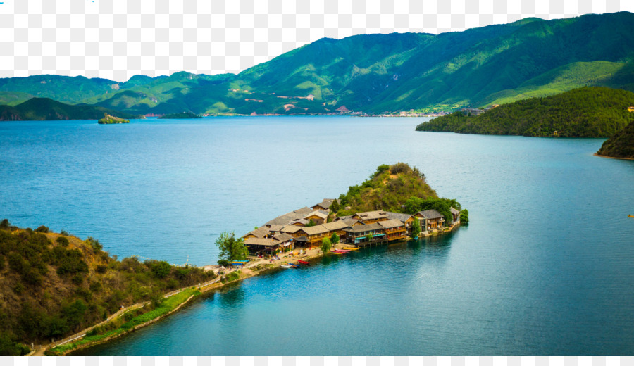 Shangri-La Città Lugu Lake Lijiang Turismo attrazione Turistica - Lugu Lake Rigby Penisola diciassette