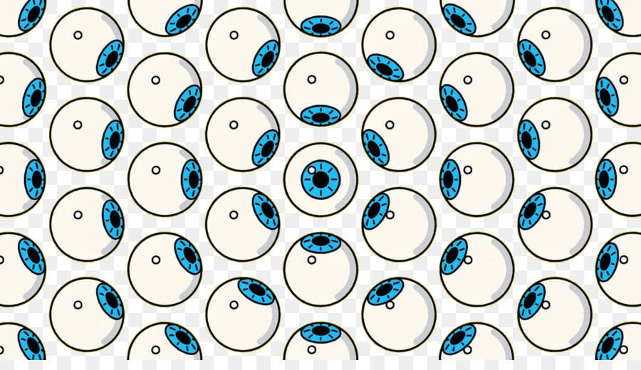 Blaue Symbol - Intensive eye