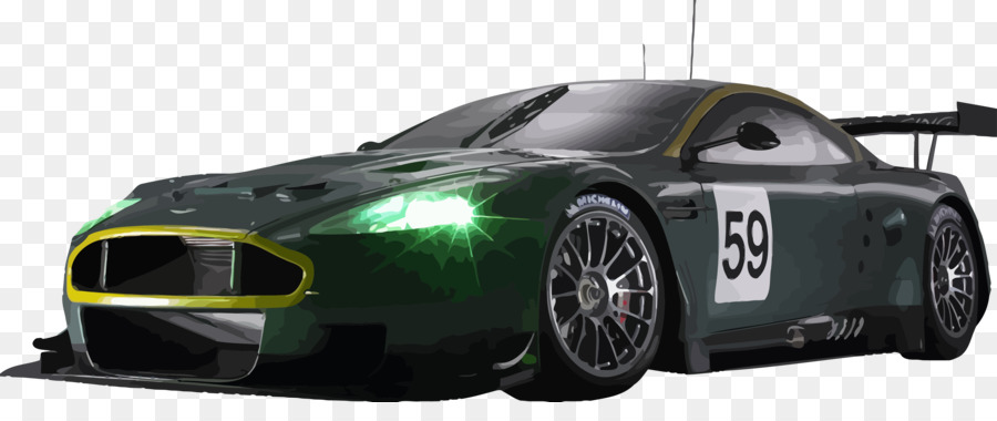 2005 Aston Martin DB9 Aston Martin DBS V12 Aston Martin DBR9 Aston Martin Vantage - Disegnati a mano di auto di lusso
