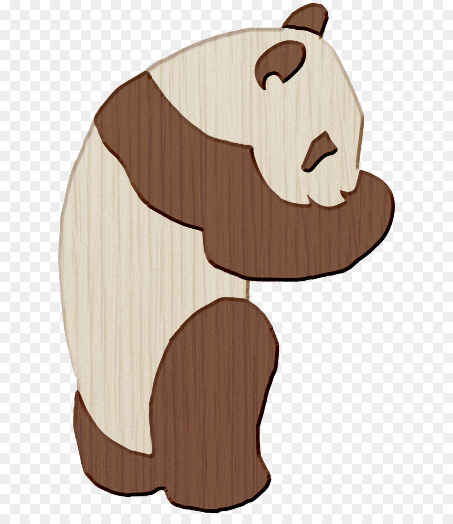 Riesen-panda-Cartoon - Hand-Panda