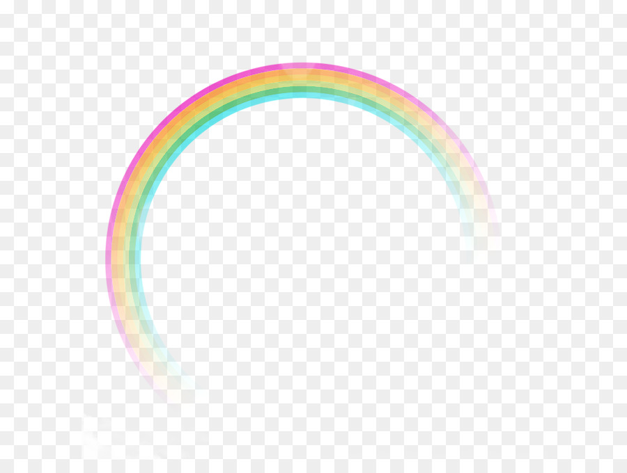 Scaricare Cartone Animato Cerchio - acquerello arcobaleno