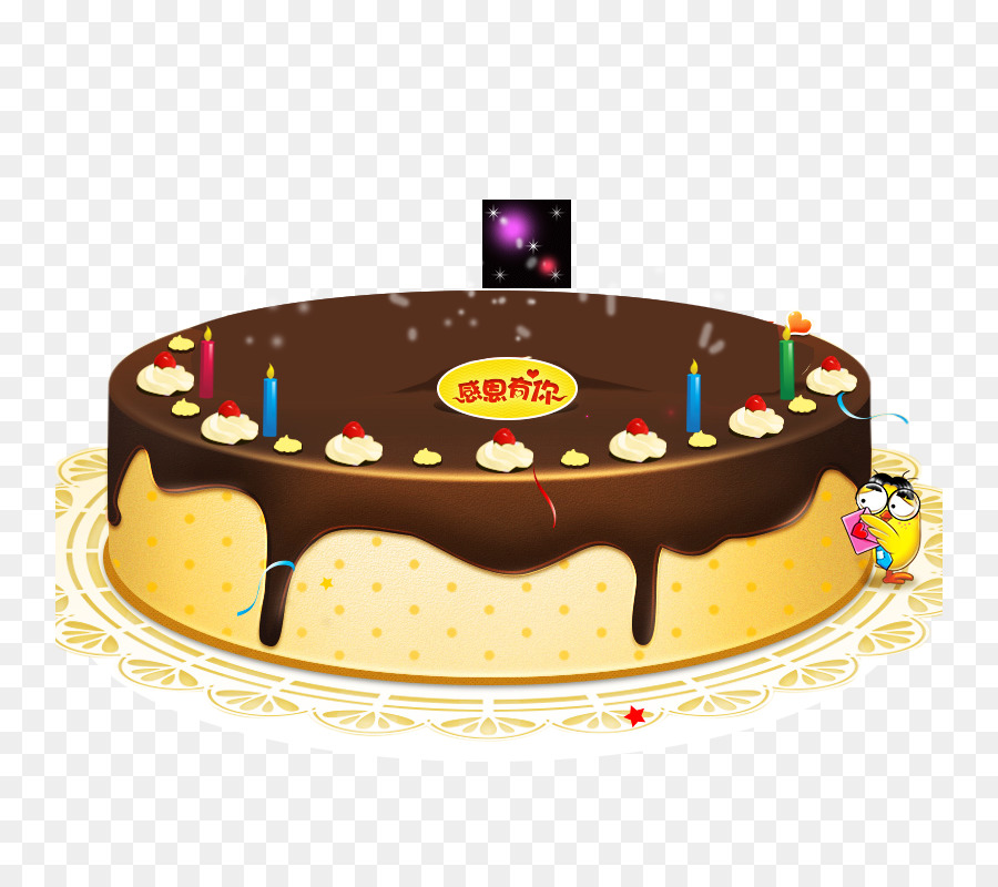Tartufo al cioccolato torta al Cioccolato torta di Compleanno Torta di Latte - torta al cioccolato vettore materiale