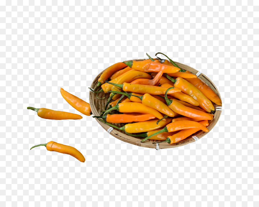 Ớt Ớt màu Vàng tiêu Bé cà rốt ăn Chay - Tiêu vàng trong loại