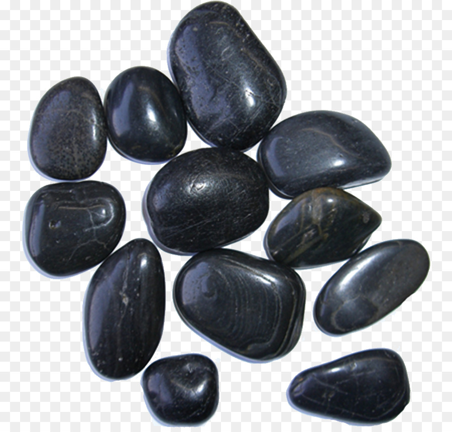 Ghiaia di Dimensione pietra di Lucidatura - Nero d'oca, morbido pietra