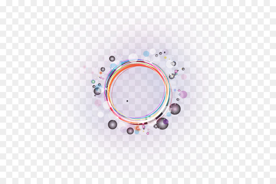 Kreis Muster - Bunten fantasy-halo-ring