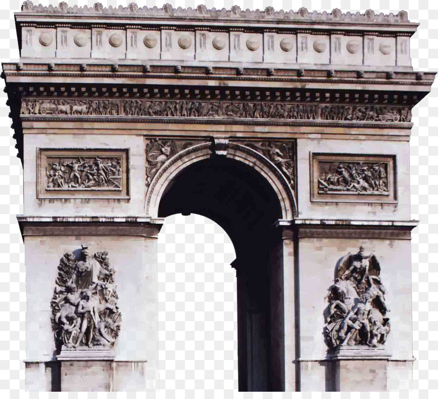 Arc de Triomphe, Champs-xc9lysxe9es Place de la Concorde Die Runde Arch of Triumph - Stein Tür