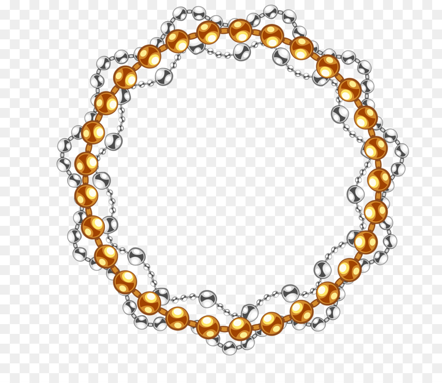 Ohrring Halskette Bead Clip art - Perlen-Halskette