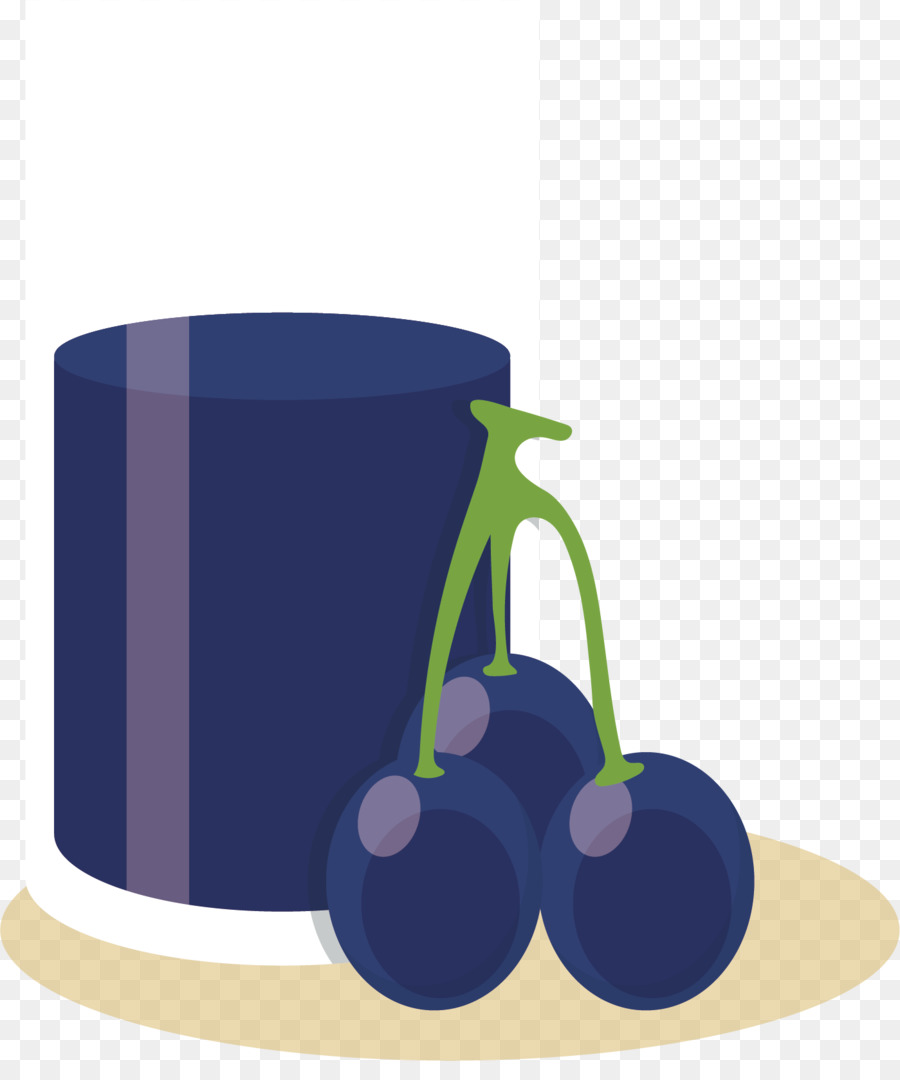 Saft Blueberry Cheesecake Obst - Heidelbeer-cup-Vektor