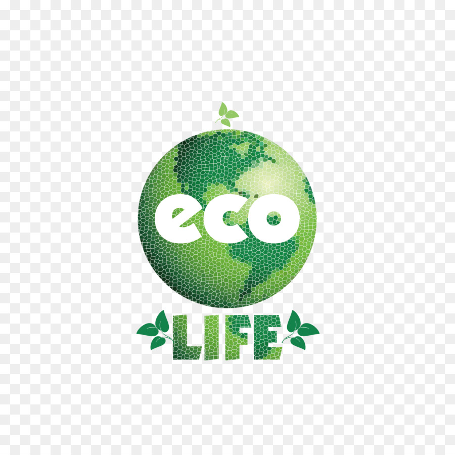 Earth Green-Logo Ökologie - Vektor-Grüne Erde