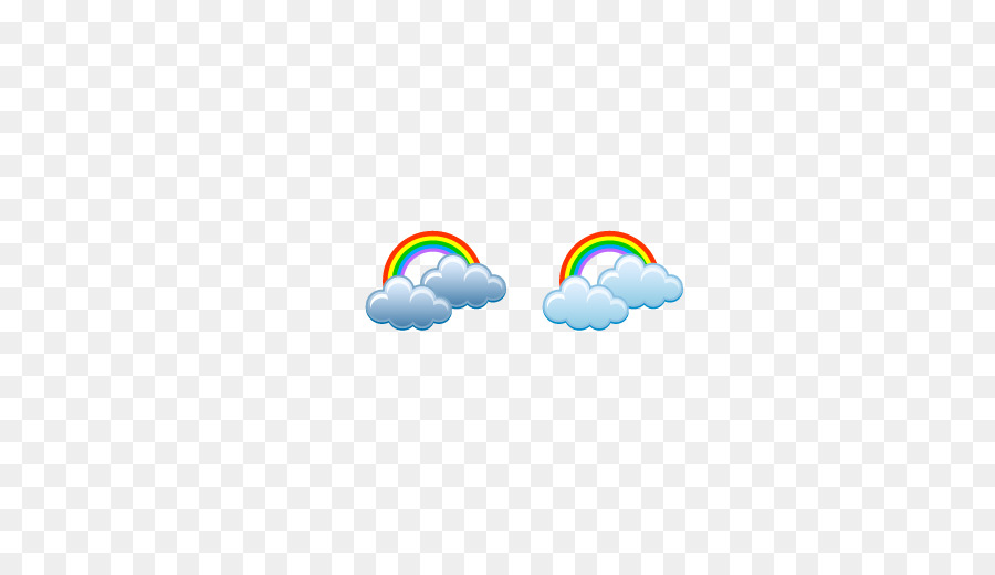 Cloud Meteo Arcobaleno - Simboli meteo,nuvole,arcobaleno