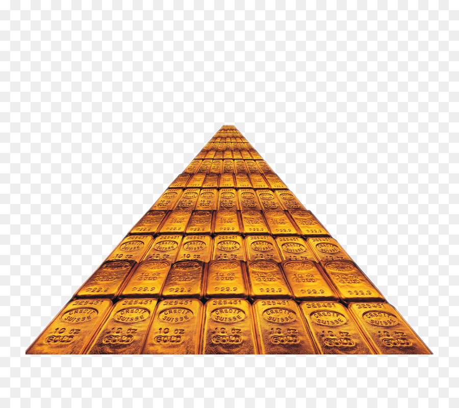 Gold Bullion Finanzen - Gelbe Pyramide