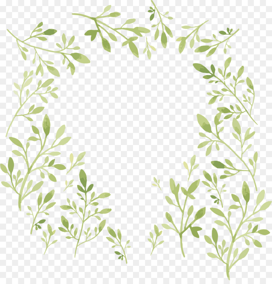 Watercolor Flower Border png is about is about Watercolor Painting, Leaf, P...