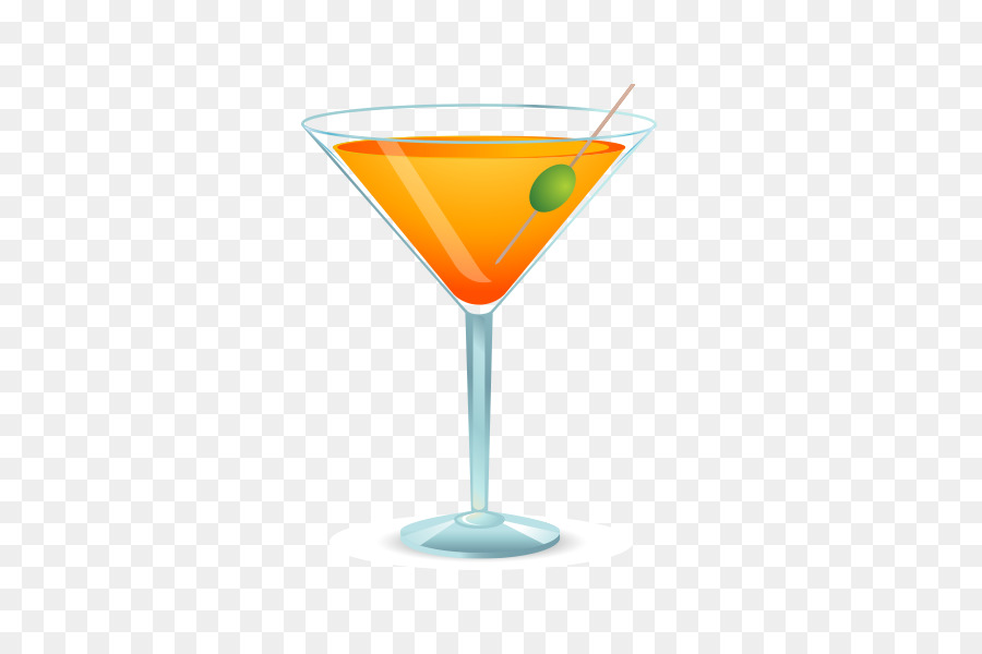 Cocktail Martini succo d'Arancia Clip art - Disegnati a mano vector materiale succo d'arancia cocktail