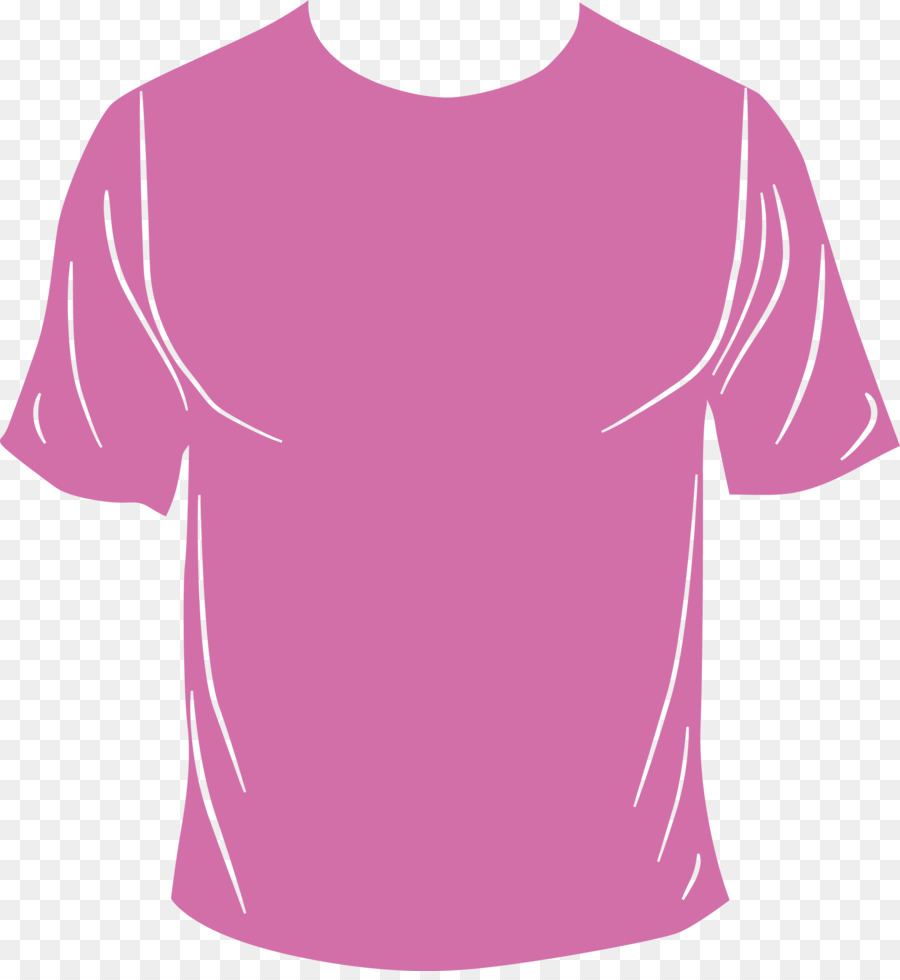 T shirt Manica Abbigliamento - Viola T-shirt Vettoriale