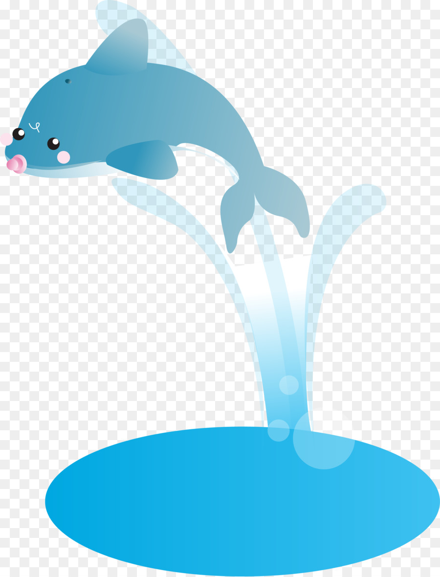 Dolphin Clip art - vettore di delfini