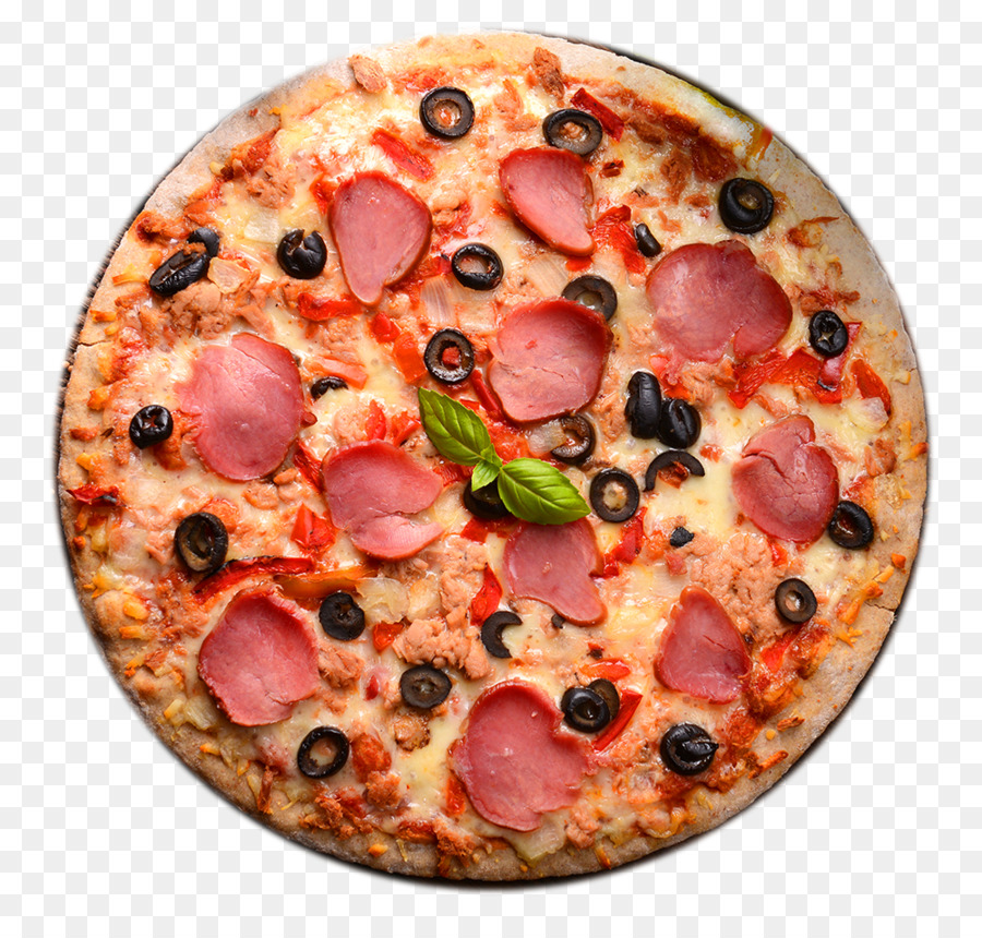 Pizza, italienische Küche, Europäische Küche, Fast-food-Schinken - Pizza
