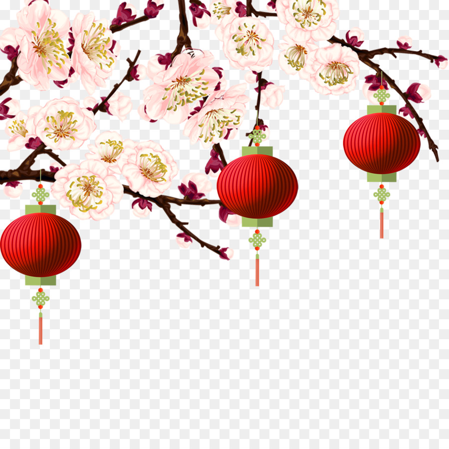 Chinese New Year Red Background supports png. 