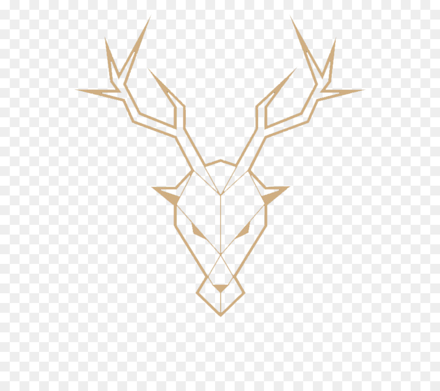 Logo di cervo Linea di Adobe Illustrator - Cervi linee Creative