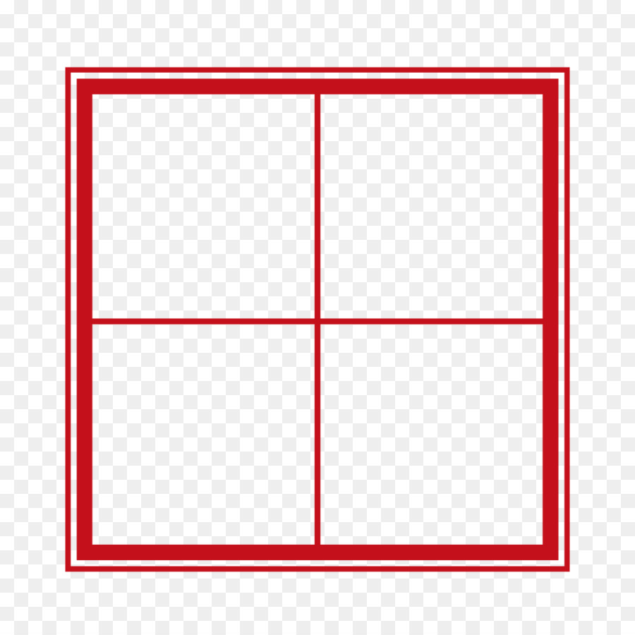 Quadratischen Bereich Winkel Muster - Rotes Feld