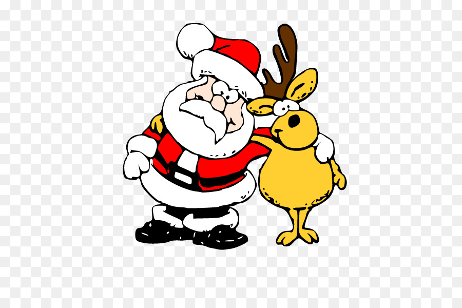 Santa Claus Giáng sinh tuần Lộc Clip nghệ thuật - ông già noel và tuần lộc