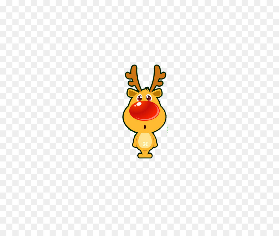 Rudolph Con Tuần Lộc Món Quà Giáng Sinh - Orange hươu