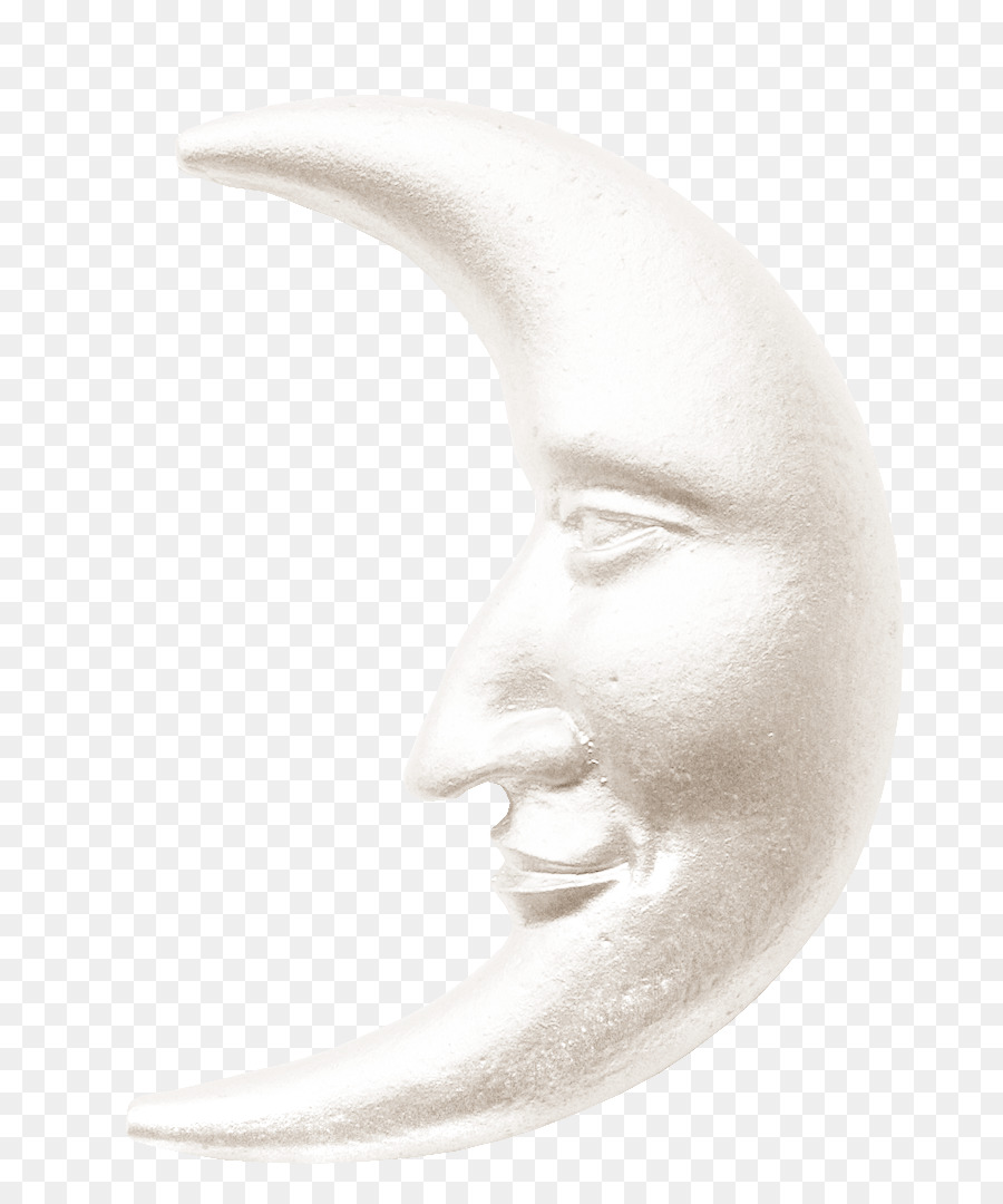 Faccia A Luna Piena Naso D'Argento - Faccia di luna d'argento