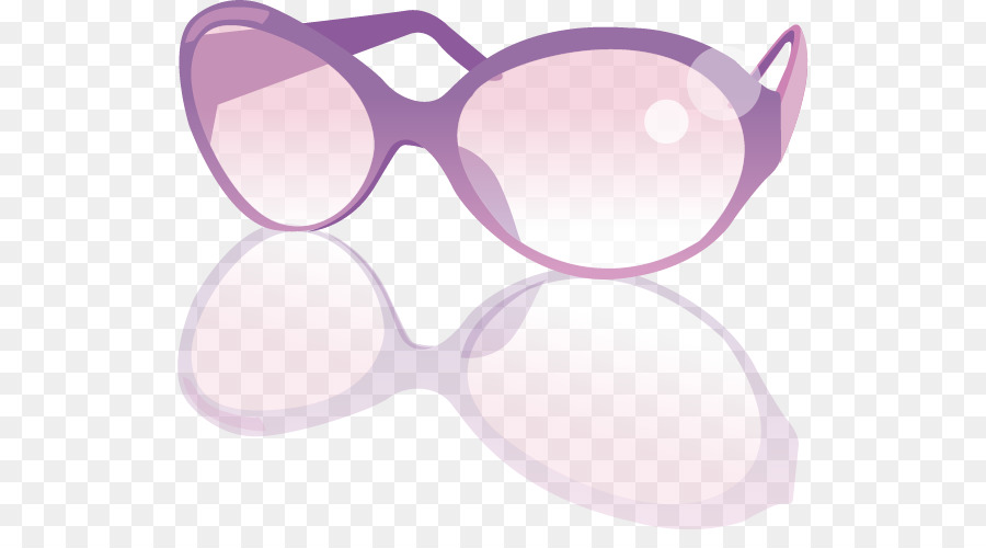 Sonnenbrille - Lila Brille