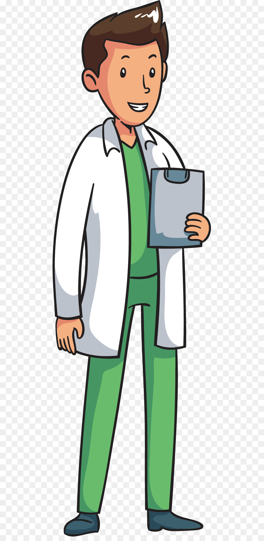 Zeichnung Cartoon-Animation Clip-art - cartoon lächeln Arzt
