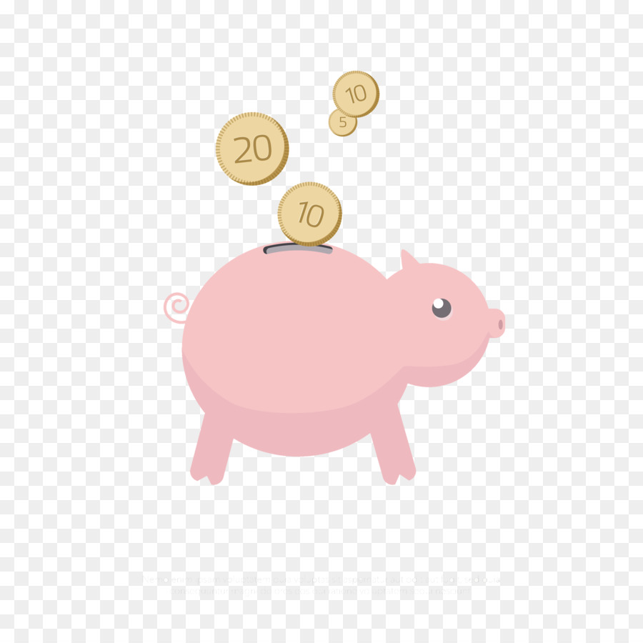 Häusliche Schwein Pink Piggy bank - Pink piggy piggy bank