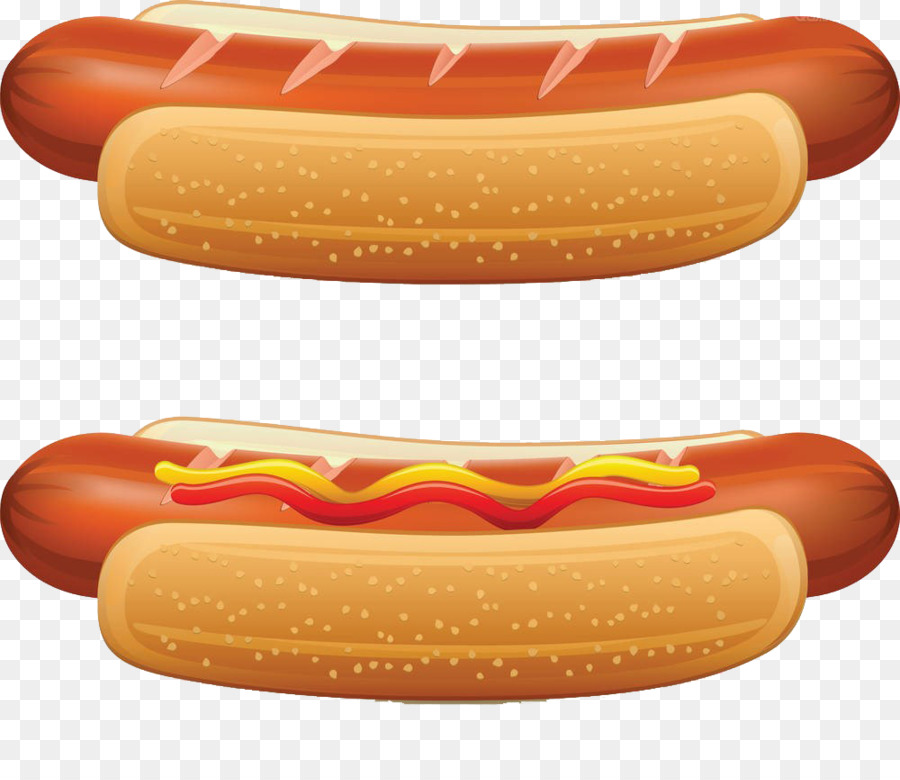 Hot dog, Hamburger Fast food Clip art - Hot dog, immagine dipinta