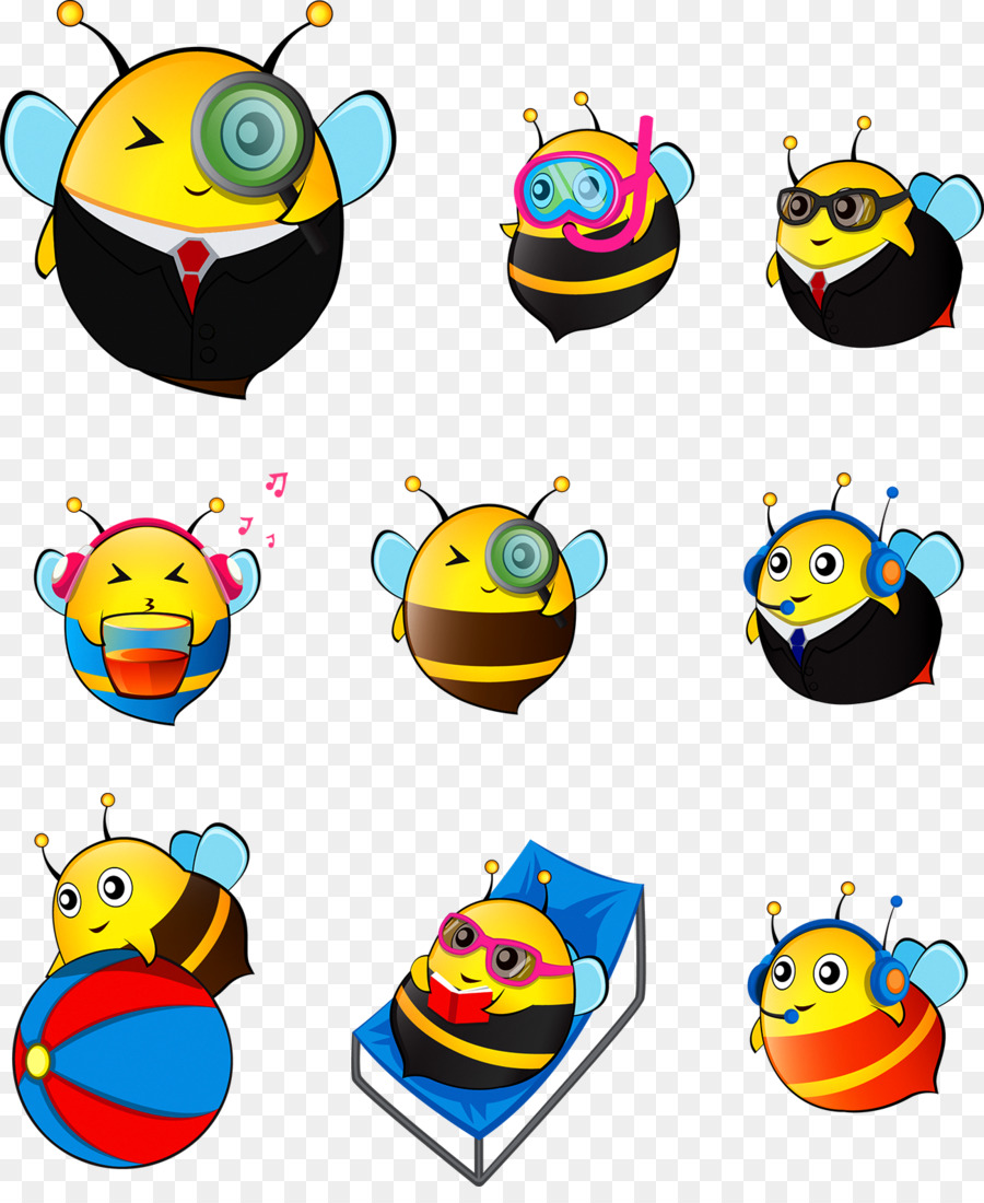 Apis florea họ ong mật phim Hoạt hình Clip nghệ thuật - phim hoạt hình bee