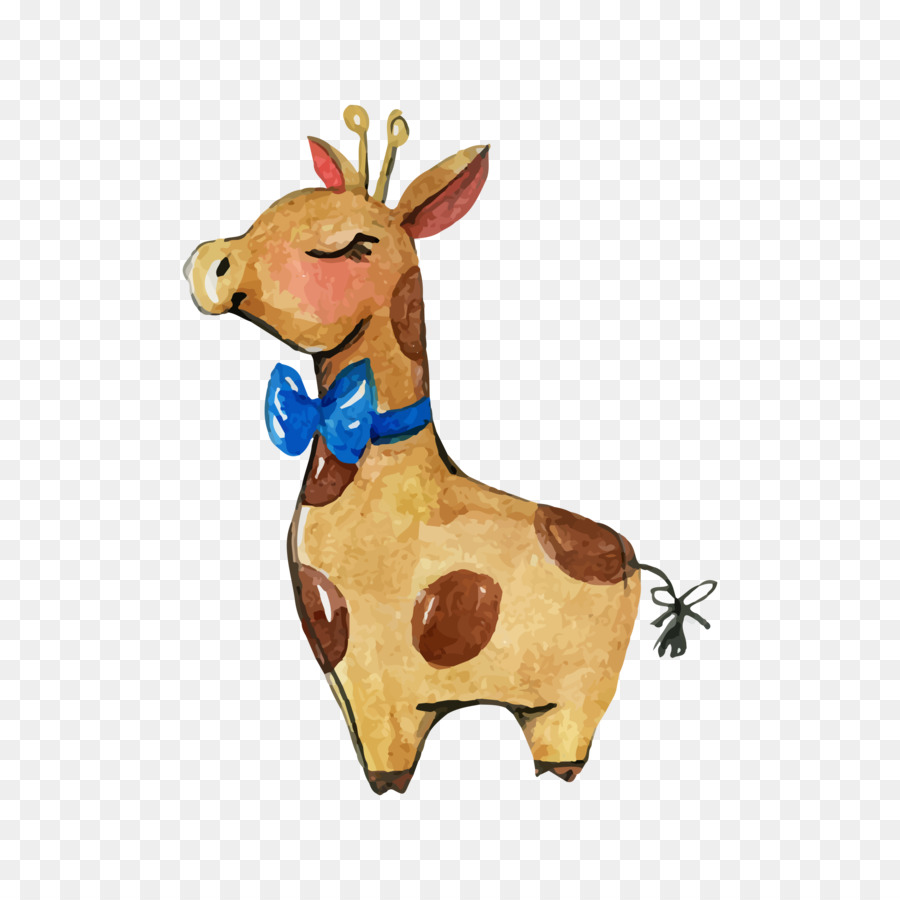 Il Bacio Giraffa Poster Zazzle Incisione - acquerello giraffa