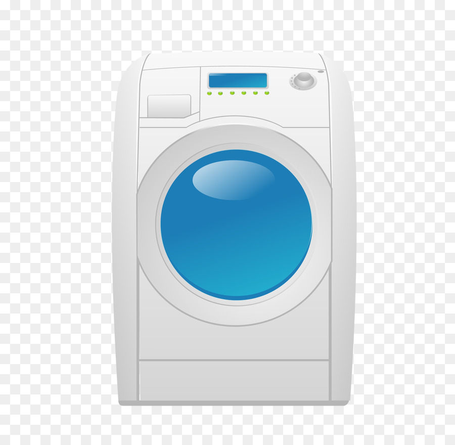 Waschmaschine, Wäsche-Trockner - Vektor-Waschmaschine