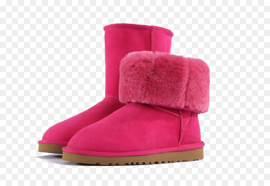 Schnee-boot-Rot - Einfache rote rose-Schnee-Stiefel