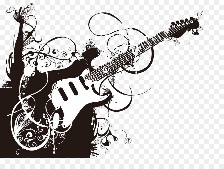 Arti visive Chitarrista Illustrazione - chitarra