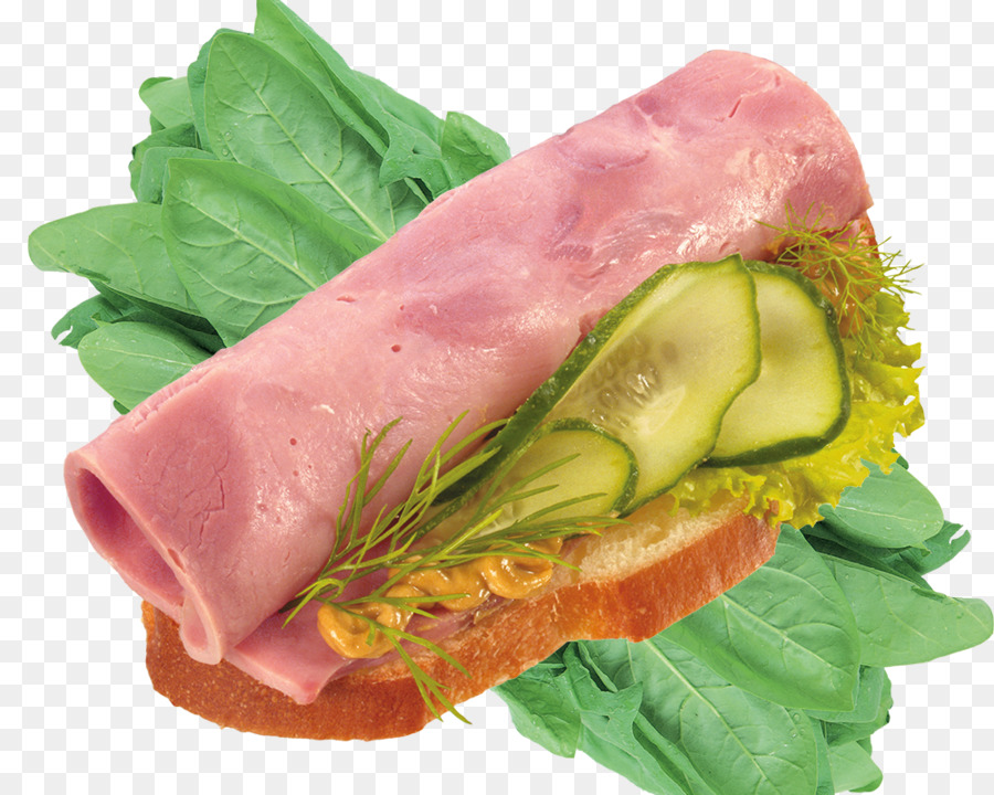 Butterbrot Hamburger Pancetta Fast food - Sandwich al Bacon materiale