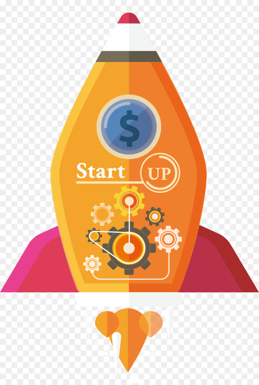 Digital marketing-Start-up-Unternehmen Business-Suchmaschinen Optimierung-Web design - Vektor-Rakete Flach