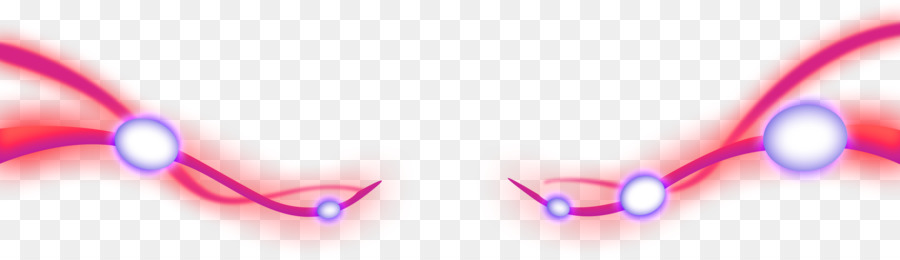 Licht Halo Blue Chemisches element - Rote Kurve glow-Effekt-element