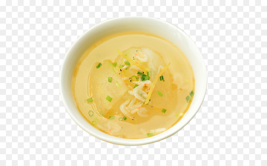 Egg drop zuppa di Ramen (zuppa di Porri Cera zucca - Deliziosa zuppa di melone immagine materiale