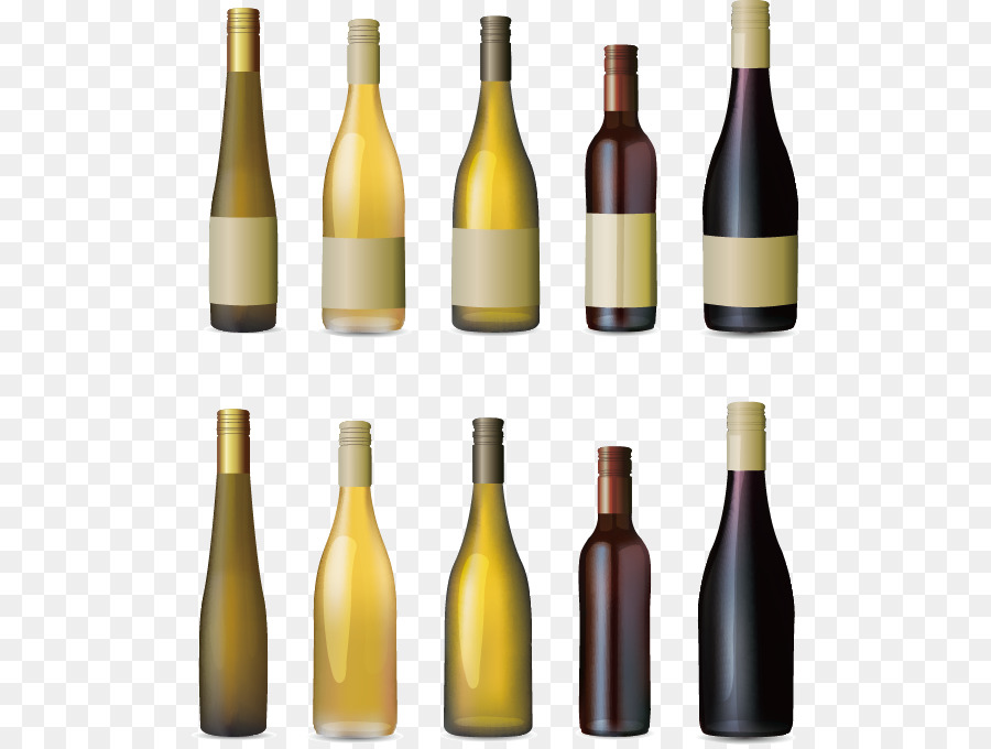Rượu vang đỏ, Trắng, rượu vang, Rượu vang mát chai Thủy tinh - Rượu